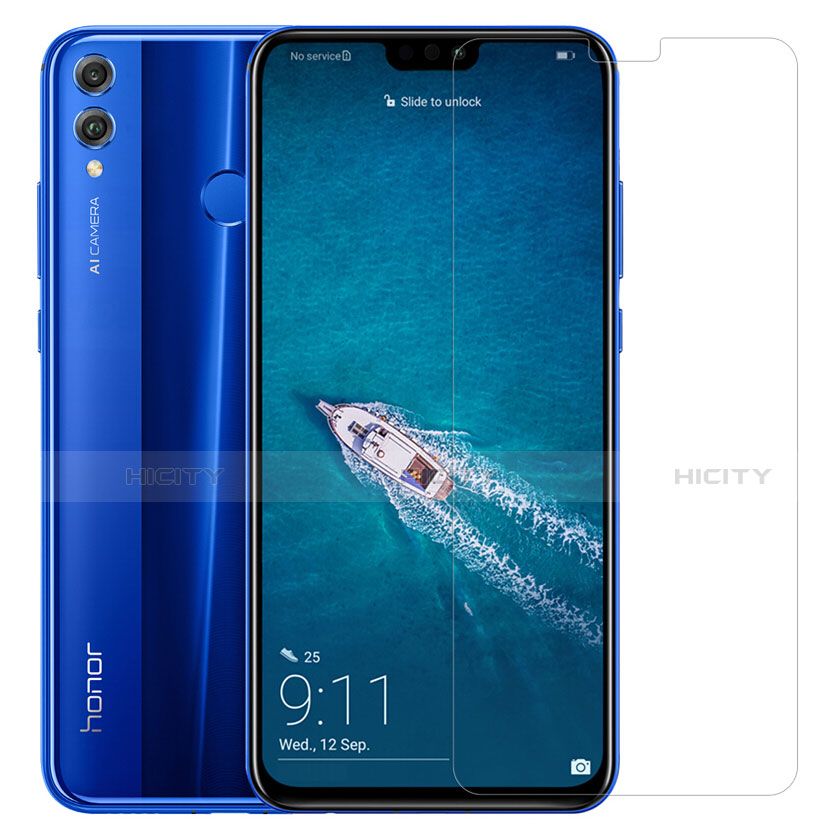 Huawei Honor View 10 Lite用強化ガラス 液晶保護フィルム T01 ファーウェイ クリア