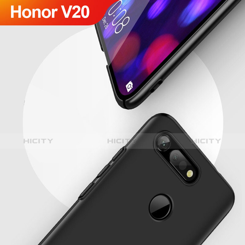 Huawei Honor View 20用ハードケース プラスチック 質感もマット M04 ファーウェイ ブラック
