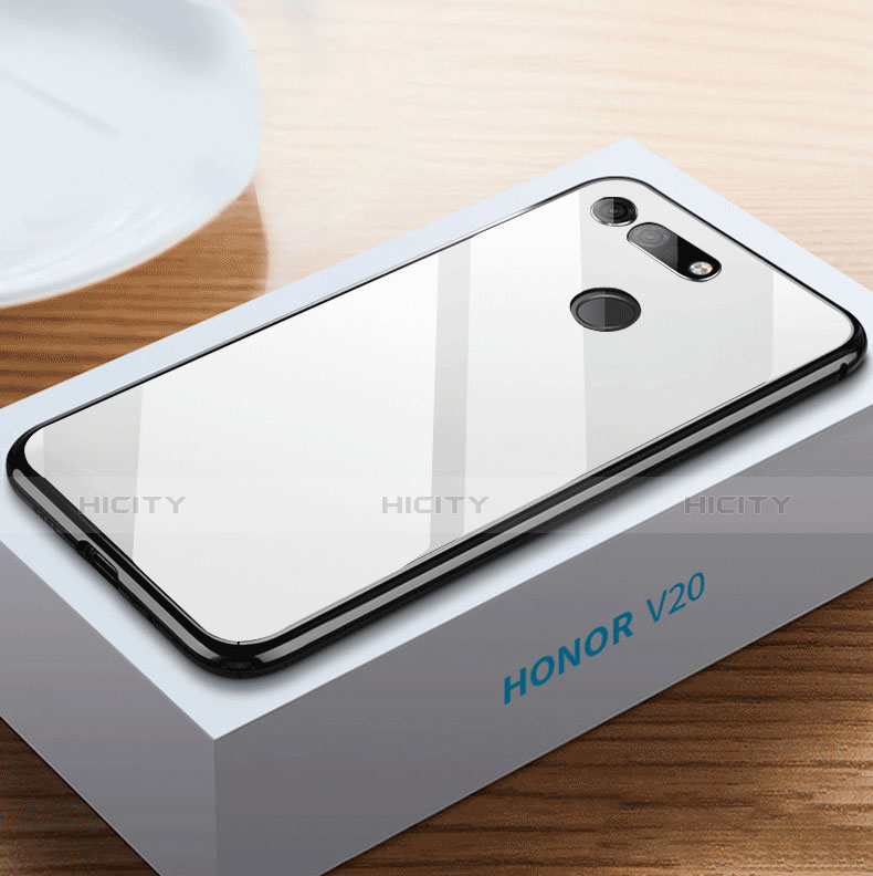 Huawei Honor View 20用ハイブリットバンパーケース プラスチック 鏡面 カバー M01 ファーウェイ 