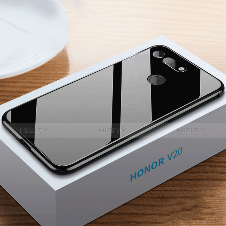Huawei Honor View 20用ハイブリットバンパーケース プラスチック 鏡面 カバー M01 ファーウェイ 