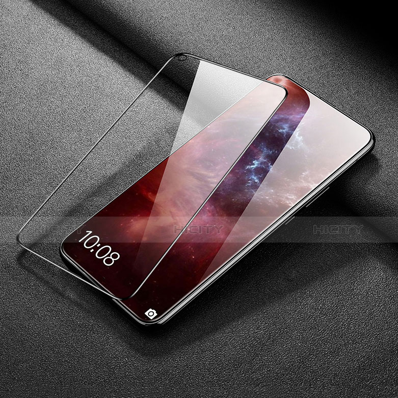Huawei Honor View 20用強化ガラス フル液晶保護フィルム F04 ファーウェイ ブラック