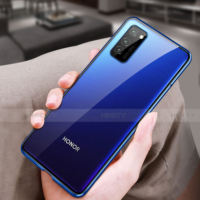 Huawei Honor View 30 5G用ケース 高級感 手触り良い アルミメタル 製の金属製 360度 フルカバーバンパー 鏡面 カバー T02 ファーウェイ 