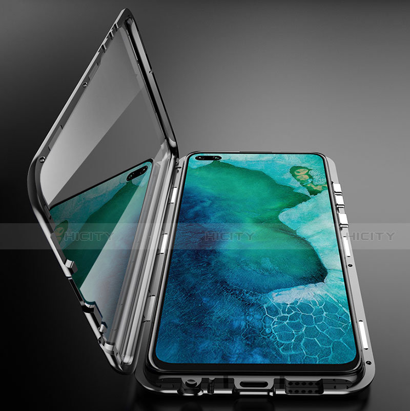 Huawei Honor View 30 Pro 5G用ケース 高級感 手触り良い アルミメタル 製の金属製 360度 フルカバーバンパー 鏡面 カバー T01 ファーウェイ 