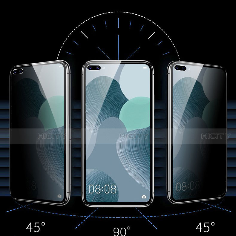 Huawei Honor View 30 Pro 5G用反スパイ 強化ガラス 液晶保護フィルム ファーウェイ クリア
