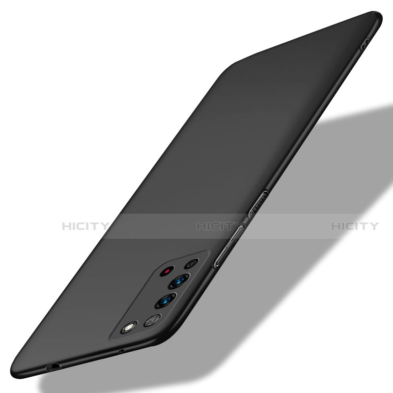 Huawei Honor X10 5G用ハードケース プラスチック 質感もマット カバー P02 ファーウェイ ブラック