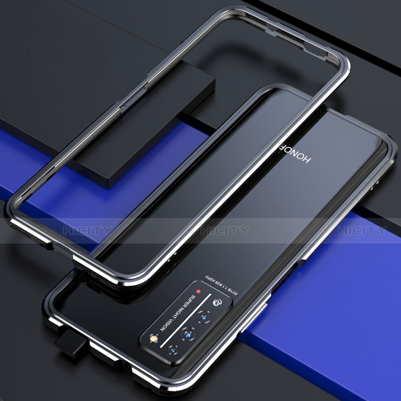 Huawei Honor X10 5G用ケース 高級感 手触り良い アルミメタル 製の金属製 バンパー カバー T01 ファーウェイ 