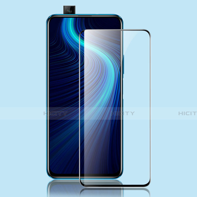Huawei Honor X10 5G用強化ガラス フル液晶保護フィルム ファーウェイ ブラック