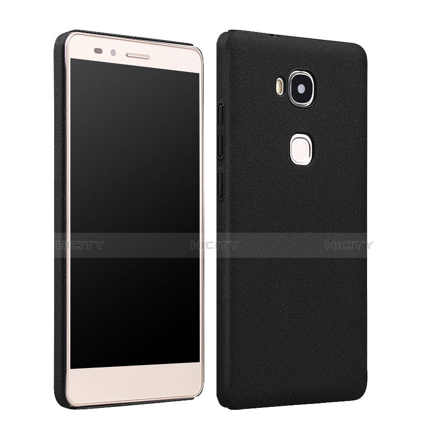 Huawei Honor X5用ハードケース プラスチック 質感もマット ファーウェイ ブラック