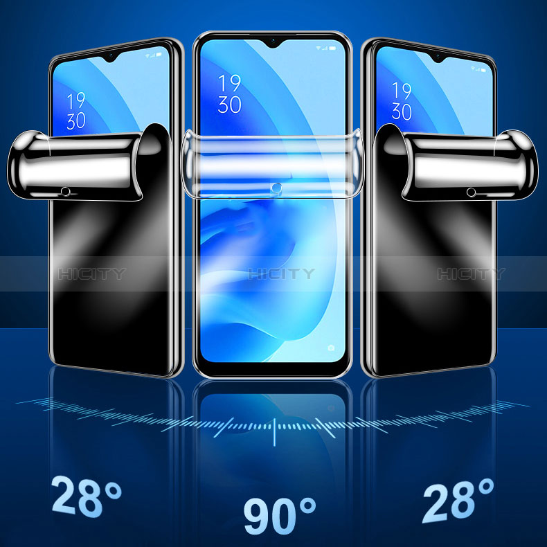 Huawei Honor X6a用高光沢 液晶保護フィルム フルカバレッジ画面 反スパイ ファーウェイ クリア