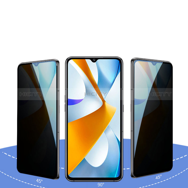 Huawei Honor X6S用反スパイ 強化ガラス 液晶保護フィルム S02 ファーウェイ クリア