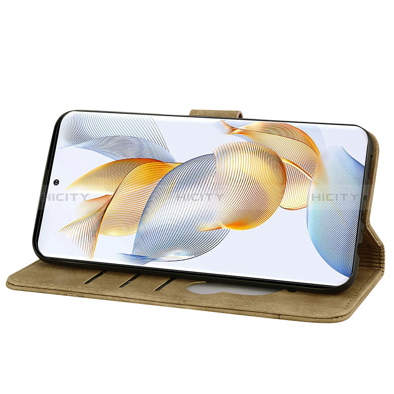 Huawei Honor X7a用手帳型 レザーケース スタンド 花 カバー HF1 ファーウェイ 