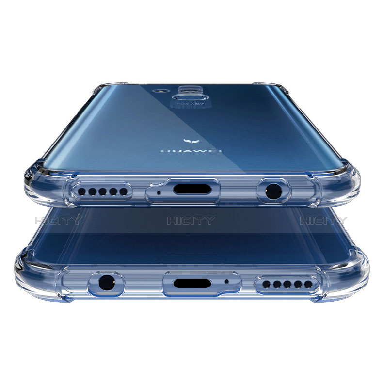 Huawei Maimang 7用極薄ソフトケース シリコンケース 耐衝撃 全面保護 クリア透明 T02 ファーウェイ クリア