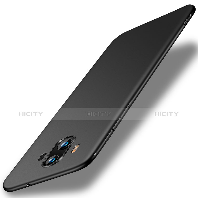 Huawei Mate 10用極薄ソフトケース シリコンケース 耐衝撃 全面保護 S02 ファーウェイ ブラック