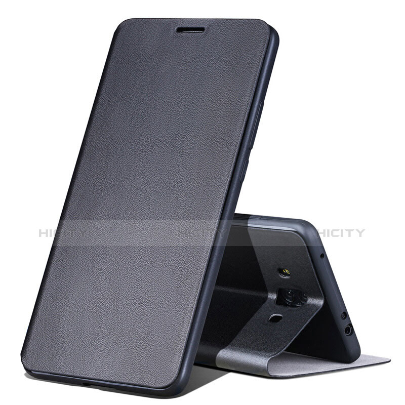 Huawei Mate 10用手帳型 レザーケース スタンド L02 ファーウェイ ブラック