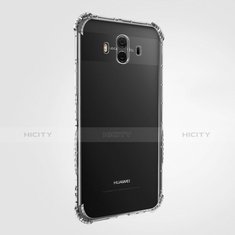 Huawei Mate 10用極薄ソフトケース シリコンケース 耐衝撃 全面保護 クリア透明 T16 ファーウェイ クリア