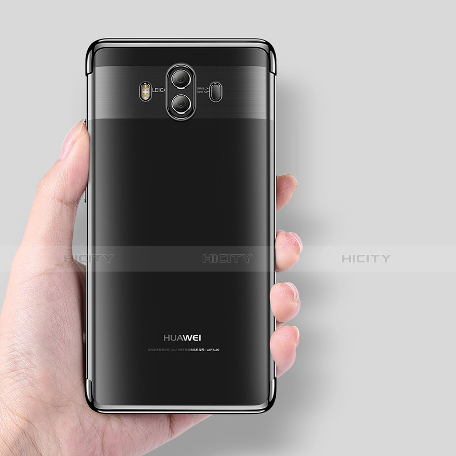 Huawei Mate 10用極薄ソフトケース シリコンケース 耐衝撃 全面保護 クリア透明 H02 ファーウェイ 