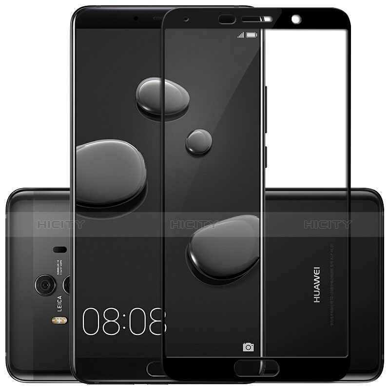 Huawei Mate 10用強化ガラス フル液晶保護フィルム F02 ファーウェイ ゴールド