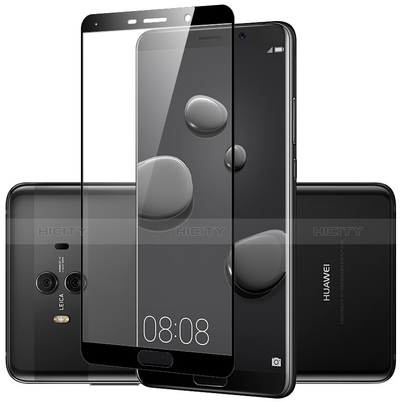 Huawei Mate 10用強化ガラス フル液晶保護フィルム F04 ファーウェイ ブラック