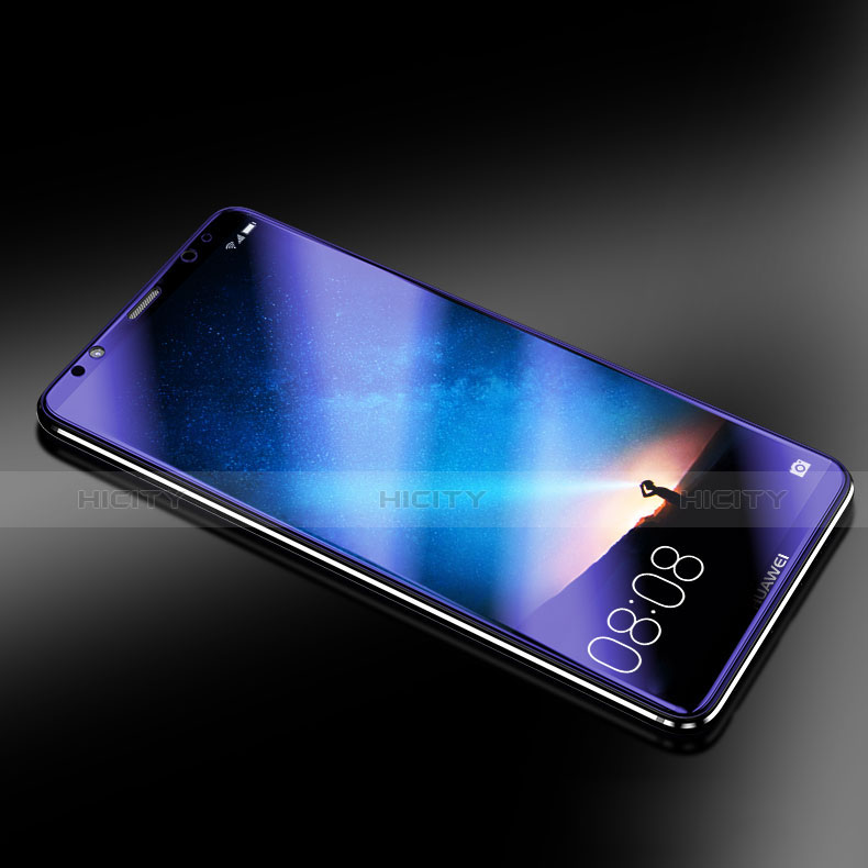 Huawei Mate 10 Lite用アンチグレア ブルーライト 強化ガラス 液晶保護フィルム ファーウェイ ネイビー