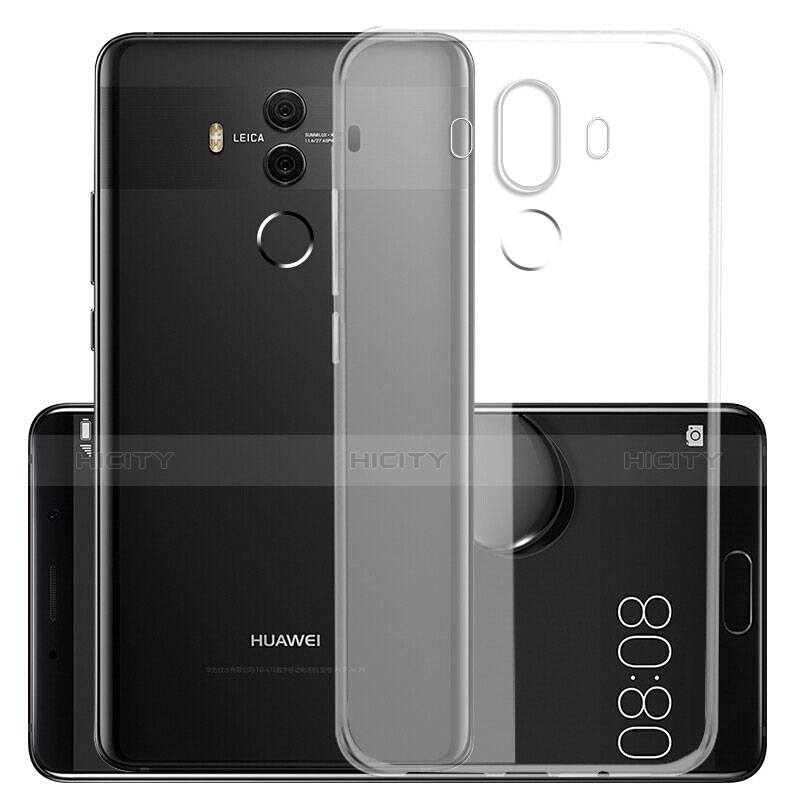 Huawei Mate 10 Pro用極薄ソフトケース シリコンケース 耐衝撃 全面保護 クリア透明 カバー ファーウェイ クリア