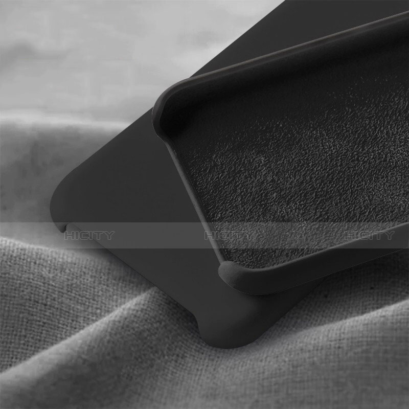 Huawei Mate 20用360度 フルカバー極薄ソフトケース シリコンケース 耐衝撃 全面保護 バンパー C04 ファーウェイ ブラック
