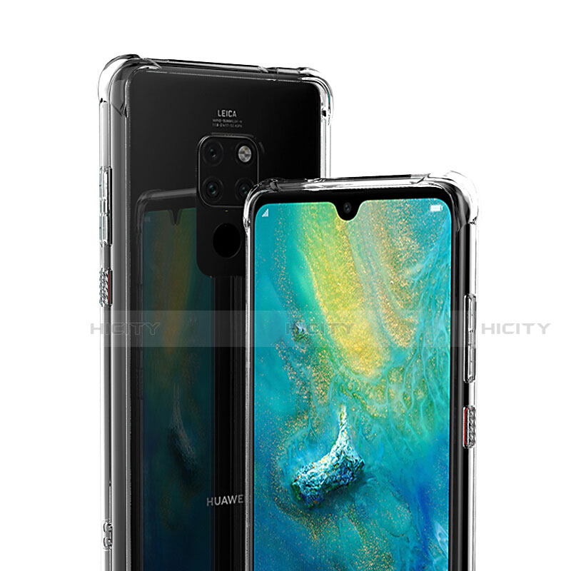 Huawei Mate 20用極薄ソフトケース シリコンケース 耐衝撃 全面保護 クリア透明 K05 ファーウェイ クリア