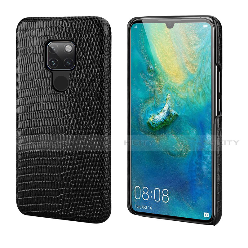 Huawei Mate 20用ケース 高級感 手触り良いレザー柄 S02 ファーウェイ 