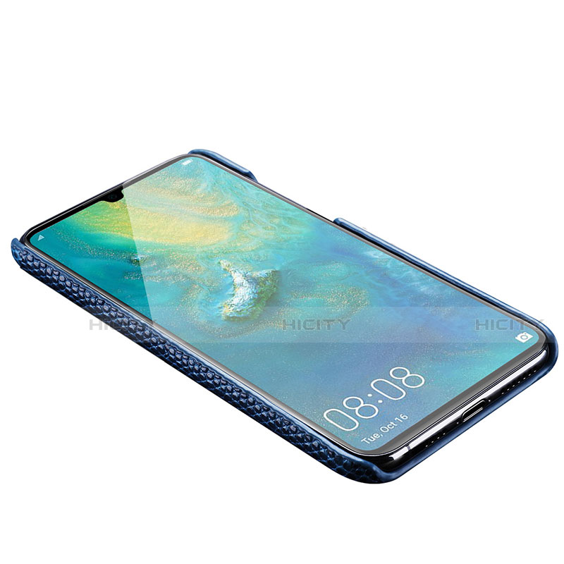 Huawei Mate 20用ケース 高級感 手触り良いレザー柄 S02 ファーウェイ 