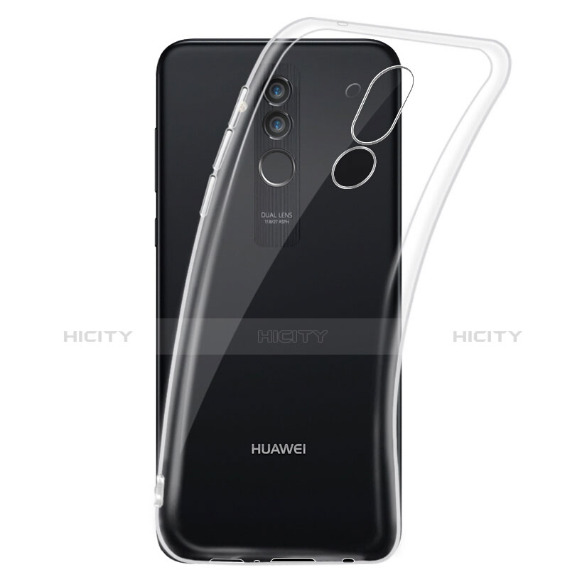 Huawei Mate 20 Lite用極薄ソフトケース シリコンケース 耐衝撃 全面保護 クリア透明 T05 ファーウェイ クリア