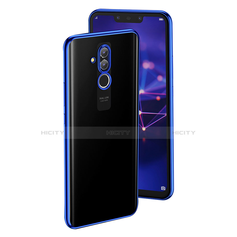 Huawei Mate 20 Lite用極薄ソフトケース シリコンケース 耐衝撃 全面保護 クリア透明 H01 ファーウェイ 