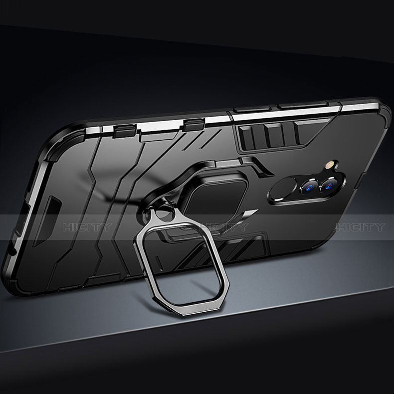 Huawei Mate 20 Lite用ハイブリットバンパーケース スタンド プラスチック 兼シリコーン カバー A01 ファーウェイ 