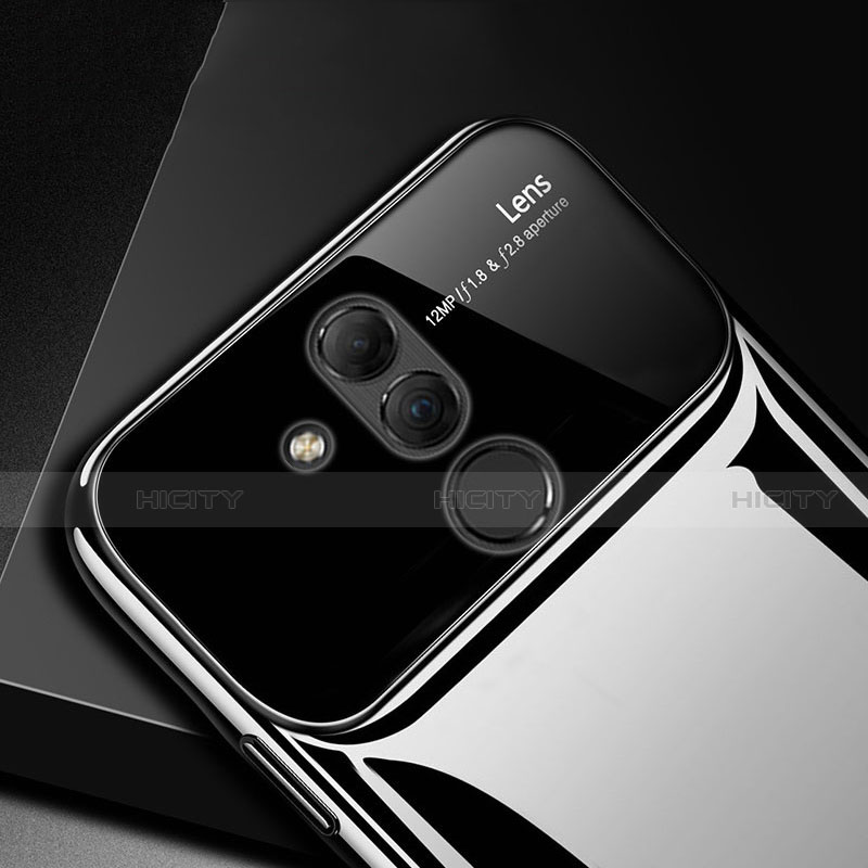Huawei Mate 20 Lite用ハードケース プラスチック 鏡面 360度 フルカバー アンド指輪 マグネット式 ファーウェイ 