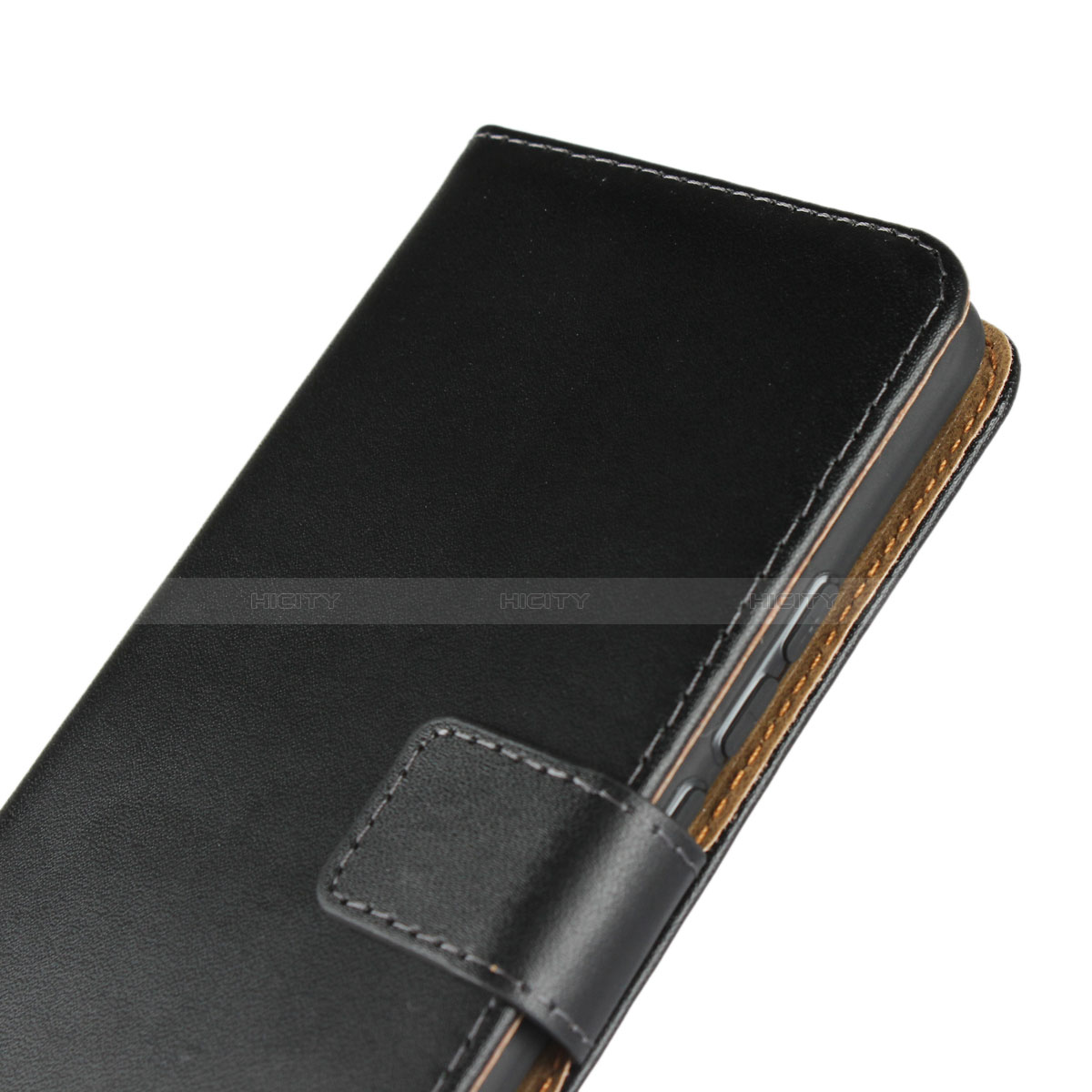 Huawei Mate 20 Pro用手帳型 レザーケース スタンド ファーウェイ ブラック