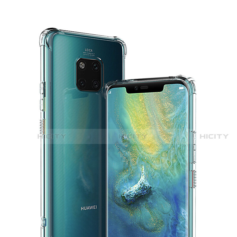 Huawei Mate 20 Pro用極薄ソフトケース シリコンケース 耐衝撃 全面保護 クリア透明 K01 ファーウェイ クリア