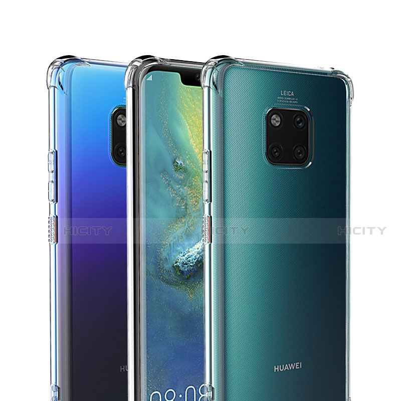 Huawei Mate 20 Pro用極薄ソフトケース シリコンケース 耐衝撃 全面保護 クリア透明 K07 ファーウェイ クリア