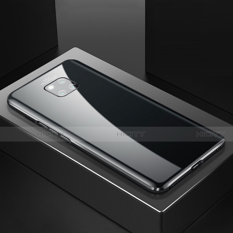 Huawei Mate 20 Pro用ケース 高級感 手触り良い アルミメタル 製の金属製 360度 フルカバーバンパー 鏡面 カバー T01 ファーウェイ 