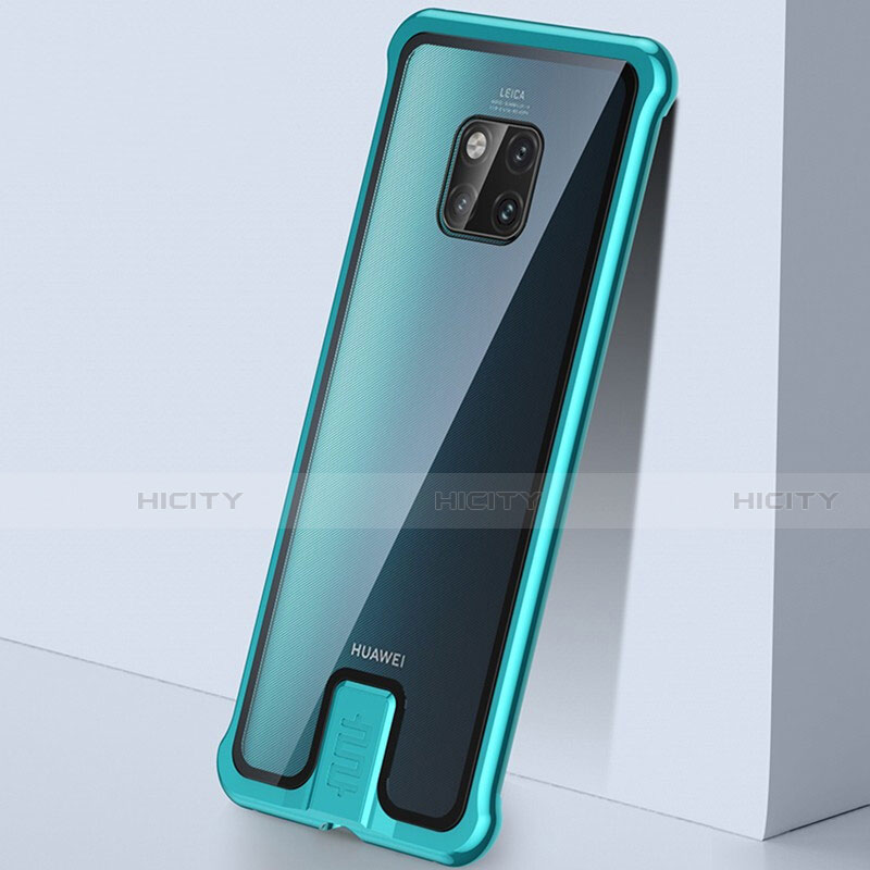 Huawei Mate 20 Pro用ケース 高級感 手触り良い アルミメタル 製の金属製 360度 フルカバーバンパー 鏡面 カバー T05 ファーウェイ 