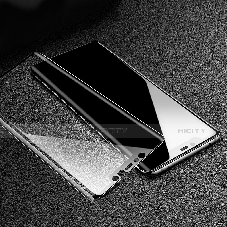 Huawei Mate 20 Pro用強化ガラス フル液晶保護フィルム ファーウェイ ブラック
