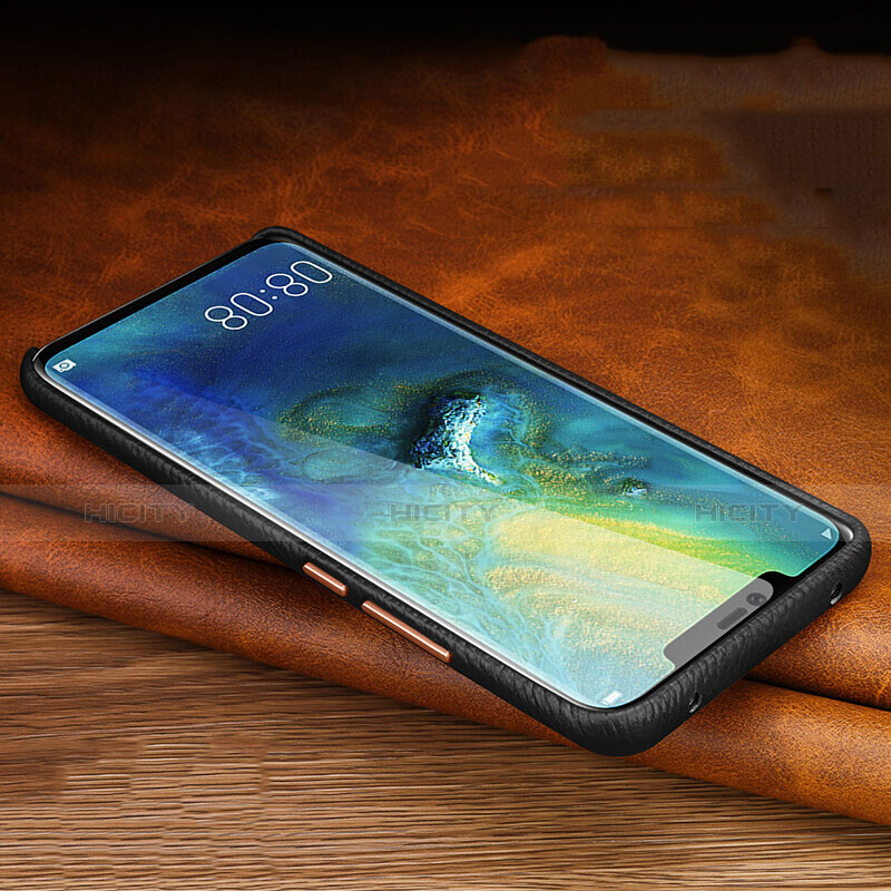 Huawei Mate 20 RS用ケース 高級感 手触り良いレザー柄 L01 ファーウェイ 