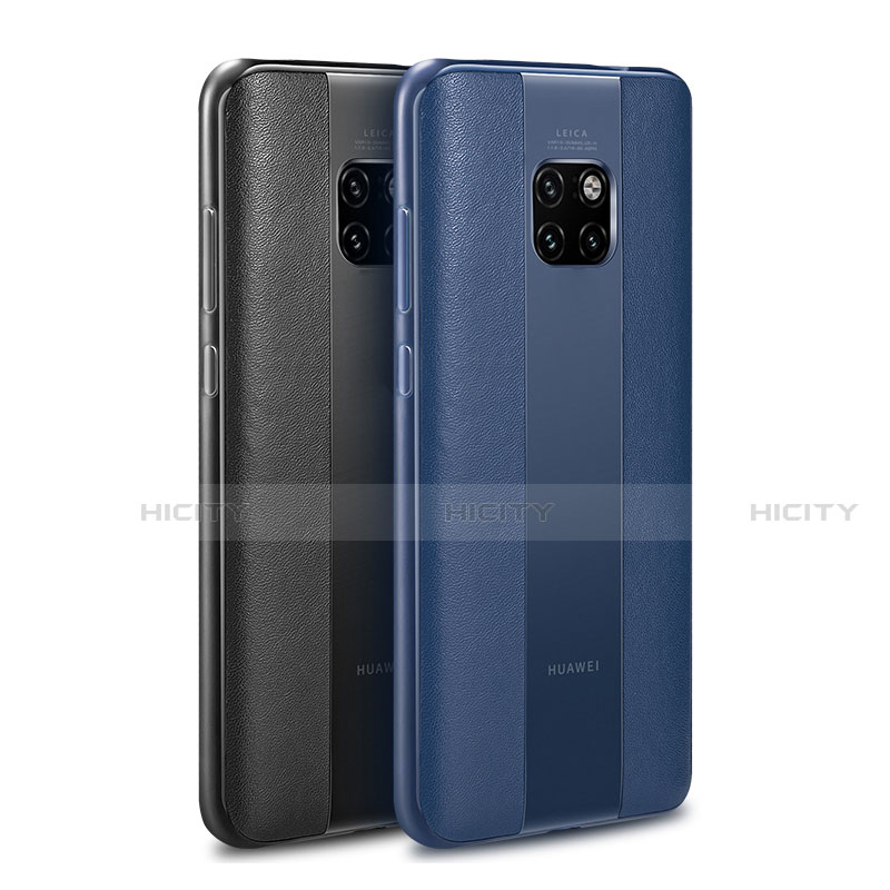 Huawei Mate 20 RS用シリコンケース ソフトタッチラバー レザー柄 カバー H01 ファーウェイ 