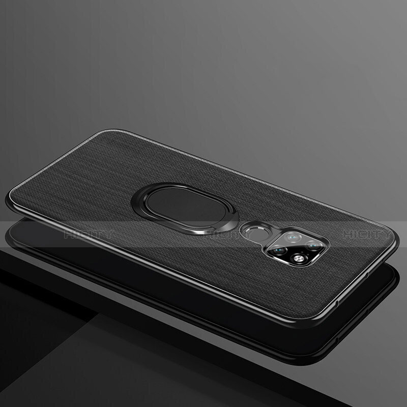 Huawei Mate 20 X 5G用ケース 高級感 手触り良い アルミメタル 製の金属製 カバー T05 ファーウェイ ブラック