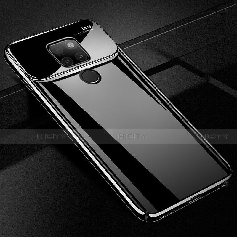 Huawei Mate 20 X 5G用ハードケース プラスチック 質感もマット カバー P02 ファーウェイ ブラック