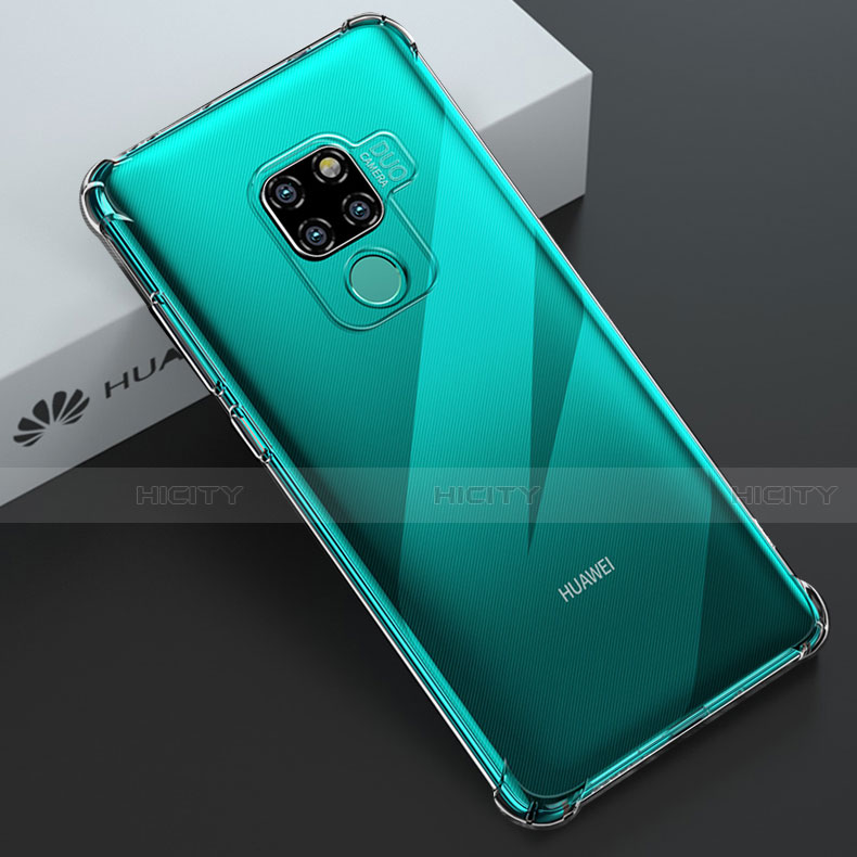 Huawei Mate 20 X 5G用極薄ソフトケース シリコンケース 耐衝撃 全面保護 クリア透明 カバー ファーウェイ クリア