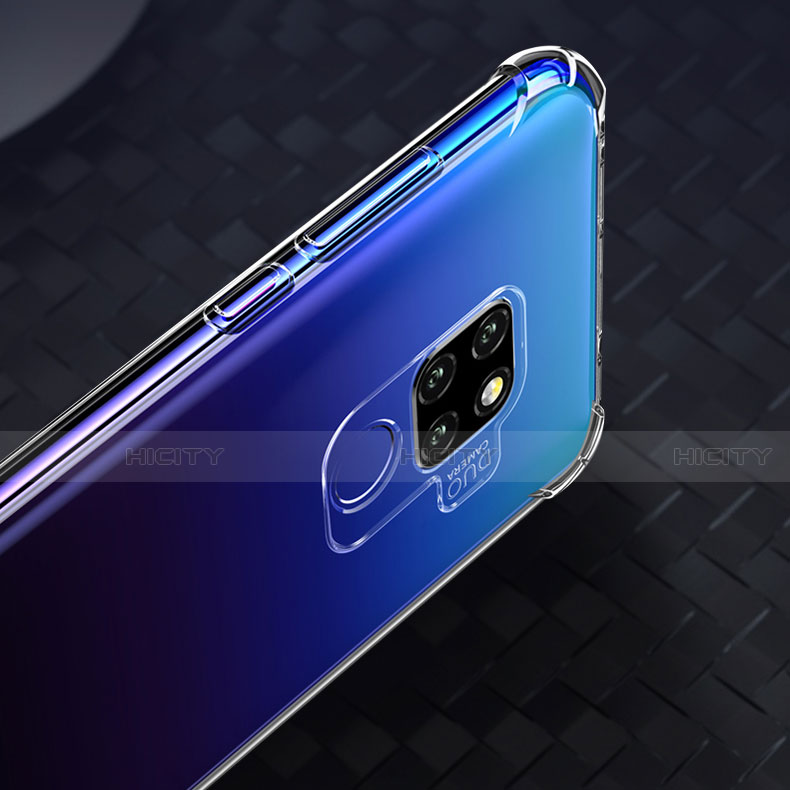 Huawei Mate 20 X 5G用極薄ソフトケース シリコンケース 耐衝撃 全面保護 クリア透明 T02 ファーウェイ クリア