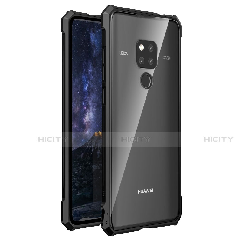 Huawei Mate 20 X 5G用ケース 高級感 手触り良い アルミメタル 製の金属製 360度 フルカバーバンパー 鏡面 カバー T03 ファーウェイ 