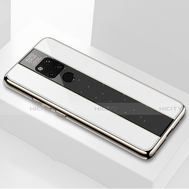 Huawei Mate 20 X 5G用ハイブリットバンパーケース プラスチック 鏡面 カバー T03 ファーウェイ 