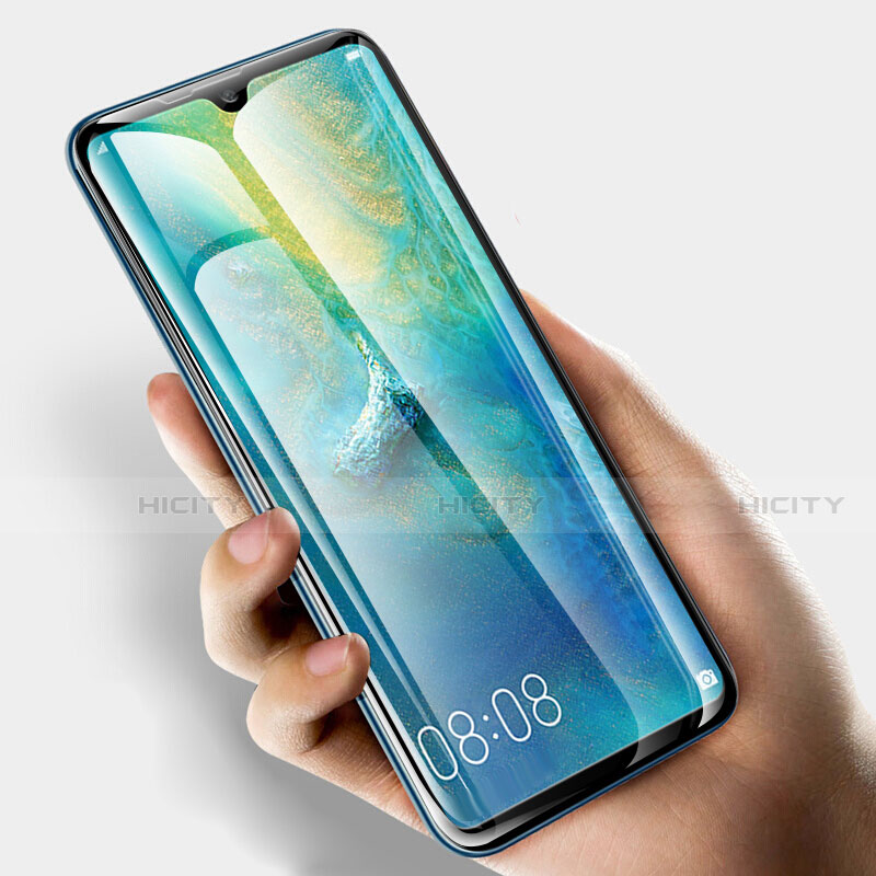 Huawei Mate 20 X 5G用強化ガラス フル液晶保護フィルム F02 ファーウェイ ブラック