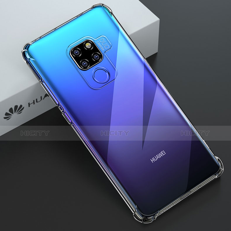 Huawei Mate 20 X用極薄ソフトケース シリコンケース 耐衝撃 全面保護 クリア透明 カバー ファーウェイ クリア