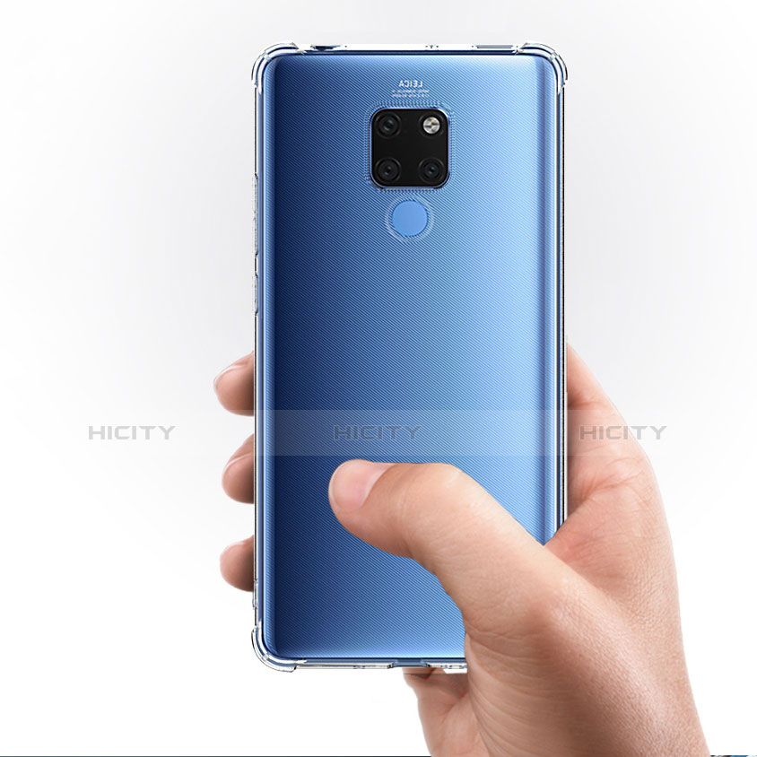 Huawei Mate 20 X用極薄ソフトケース シリコンケース 耐衝撃 全面保護 クリア透明 T05 ファーウェイ クリア