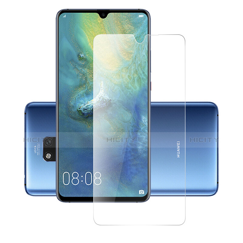 Huawei Mate 20 X用極薄ソフトケース シリコンケース 耐衝撃 全面保護 クリア透明 アンド液晶保護フィルム ファーウェイ クリア